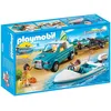 Image de Playmobil Summer Fun 6864 - Voiture avec bateau et moteur submersible en occasion ou reconditionné
