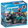 Image de Playmobil 6879 - Quad avec treuil et bandit en occasion ou reconditionné