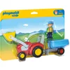 Image de Jouet fermier avec tracteur et remorque - 6964 PLAYMOBIL