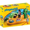 Image de PLAYMOBIL 9119 - PLAYMOBIL 1.2.3 - Île de Pirate pour enfants de 18 mois et plus