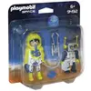 Image de Playmobil 9492 - Space - Playmobil Duo Spationaute Et Robot