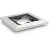 Image de Support à roulettes - LECHUZA - Cubico 30 - Blanc - 32 x 32 x 4 5 cm - 4 roulettes