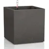 Image de Jardinière - LECHUZA - CANTO - Autonome - Plastique - Noir - Carré