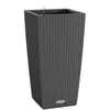 Image de Pot de fleur - LEC - Cubico Cottage 40 - Hauteur 75cm - Gris - Kit complet avec réserve deau