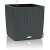 Image de LECHUZA Pot de fleurs Cube cottage 50 - 50 x 50 x 50 cm - Kit complet - Granit - 61 L -