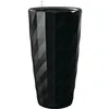 Image de Pot de Fleur Lechuza Diamante Premium - Kit Complet - Noir Brillant
