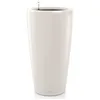 Image de Pot de fleur LECHUZA Rondo Premium 40 - kit complet blanc brillant