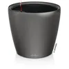 Image de LECHUZA Pot de fleurs Classico Premium - Kit complet - Anthracite métallisé - Ø 21 x H20 cm - 3 L de capacité