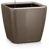 Image de Pot Quadro Premium Ls 21 - Kit Complet, Taupe Brillant 21 Cm