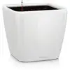 Image de Pot Quadro Premium Ls 50 - Kit Complet, Blanc Brillant 50 Cm