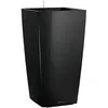 Image de Pot de fleur LECHUZA Cubico Premium 40 - kit complet noir brillant