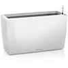Image de Pot de fleur LECHUZA Cararo Premium - kit complet blanc brillant