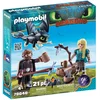Image de Harold et Astrid avec un bébé dragon 70040 DRAGONS PLAYMOBIL
