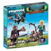 Image de Playmobil 70040 - Harold et Astrid avec bÃ©bÃ© dragon en occasion ou reconditionné