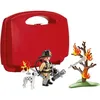 Image de PLAYMOBIL City Action 70310   Nacelle de pompier rouge avec mallette dès 4 ans