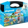 Image de PLAYMOBIL 70313 Valisette Multisport - 2 figurines 3 ballons et accessoires