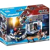 Image de Set Playmobil City Action Police 70326 Station Avec Prison Véhicule Moto Hélicoptère 175 Pièces