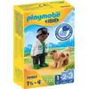 Image de Playmobil 1.2.3 - 70407 - Vétérinaire Avec Chien