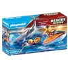 Image de Bateau De Sauvetage Playmobil Shark Attack And Rescue Boat Plastic