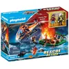Image de Hélicoptère des sauveteurs et bateau PLAYMOBIL
