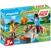 Image de Starter Pack Cavalière et palefrenier - Country - 70505 PLAYMOBIL