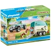 Image de Figurine voiture et van pour poney PLAYMOBIL