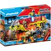Image de Playmobil 70557 - Camion de pompiers et vÃ©hicule enflammÃ© en occasion ou reconditionné