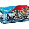 Image de PLAYMOBIL 70572 Policier en moto et voleur City Action Les policiers Dès 4 ans