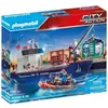 Image de Playmobil - 70769 - Grand Cargo Avec Bateau De Douaniers