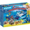 Image de PLAYMOBIL - 70776 - Calendrier de lAvent Jeu de bain Policiers - Mission aquatique