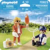 Image de Figurine duo secouriste et policière - 70823 PLAYMOBIL