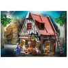 Image de Boulangerie du Moyen-ge - PLAYMOBIL - 70954 - Maison à colombages - Four en pierre - 72 pièces