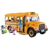 Image de 70983 jouet de construction 46 pièces autobus scolaire avec effets lumineux playmobil jaune 70983