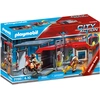 Image de Caserne de pompiers transportable PLAYMOBIL