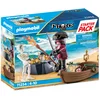 Image de Pirate et barque PLAYMOBIL