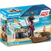 Image de Playmobil Pirates 71254 - Pirate Et Barque - Starter Pack en occasion ou reconditionné