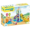 Image de Playmobil 1.2.3 71326 Aire De Jeux Avec Toboggan Géant 1.2.3