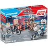 Image de PLAYMOBIL Starter Pack Police - City Action - 71381 - Avec 2 personnages 2 motos et des accessoires - Dès 4 ans