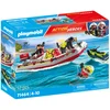 Image de Bateau De Pompier Et Scooter des mers 71464 PLAYMOBIL