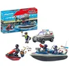 Image de Jeu de construction - PLAYMOBIL - Poursuite de Police - 110 pièces - 4 figurines - Flottant