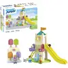 Image de Junior 71703 Aire De Jeux Avec Toboggan Géant Comprend Cinq Personnages, Un Toboggan Et Des Accessoires - Des 1 An