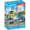 Image de PLAYMOBIL 71732 Policier cycliste avec borne de recharge Action Heroes Les policiers 15 pièces Dès 4 ans