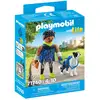 Image de Homme sportif avec Border Collie 71740 PLAYMOBIL