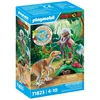 Image de Vélociraptor et explorateur avec lasso 71823 PLAYMOBIL