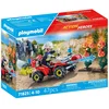 Image de Pompier avec Quad et Arbustes Enflammés 71825 PLAYMOBIL