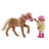 Image de Duo fillette avec son poney PLAYMOBIL