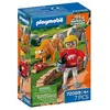 Image de Set Playmobil - PLAYMOBIL - 72089 - Tigre articulé - Visiteur avec perche selfie - 3 accessoires
