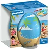 Image de PLAYMOBIL 72101  uf 2en1 : Vacances à la Plage Jouets et peut servir de tirelire 26 pièces Dès 4 ans