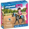 Image de Playmobil I Love Horses Cheval de concours de saut d'obstacle 72135 PLAYMOBIL