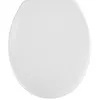 Image de WENKO Abattant WC Vigone blanc abattant WC fixation en acier inox antibactérien Duroplast 37.5 x 45 cm Blanc